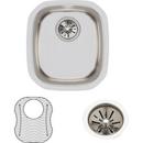 Elkay Lustrous Highlighted Satin Single Bowl Stainless Steel Undermount Sink Kit 