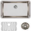 Elkay Lustrous Satin 30-1/2 x 18-1/2 in. No Hole Stainless Steel Single Bowl Undermount Kitchen Sink 