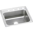 4 Hole Single Bowl Top Mount Kitchen Sink in Lustrous Highlighted Satin