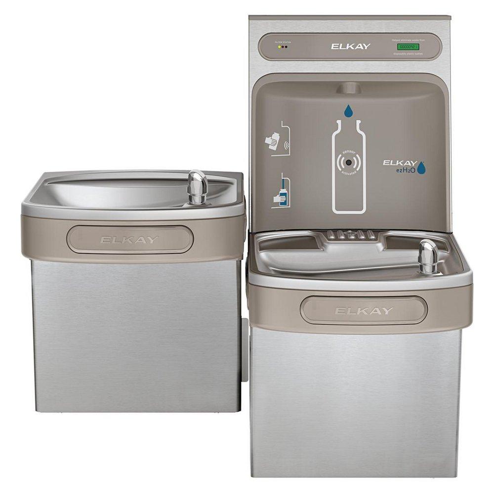 Elkay Stainless Steel Stainless Steel Indoor Bottle Filling Station 