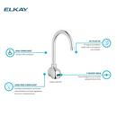 Elkay Polished Chrome No Handle Wall Mount Service Faucet 