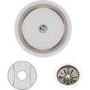 Elkay Lustrous Satin 18-3/8 x 18-3/8 in. No Hole Stainless Steel Single Bowl Undermount Kitchen Sink 