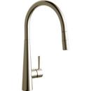 Elkay Satin Nickel 1-Hole Pull-Down Kitchen Faucet with Single Lever Handle 