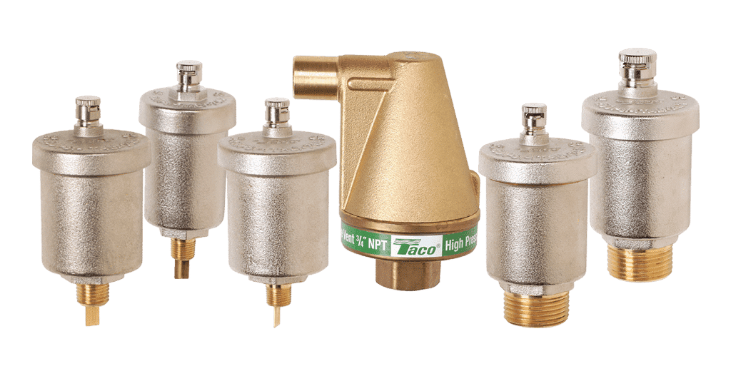 Taco 1/8 in. MNPT Hydronic Air Vent 150 psi Brass 