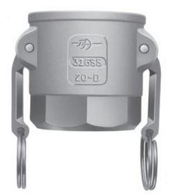 1-1/2 in. Coupler x FNPT Aluminum Coupling