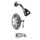 2 gpm Pressure Balance Tub and Shower Trim with Single Lever Handle in Polished Chrome