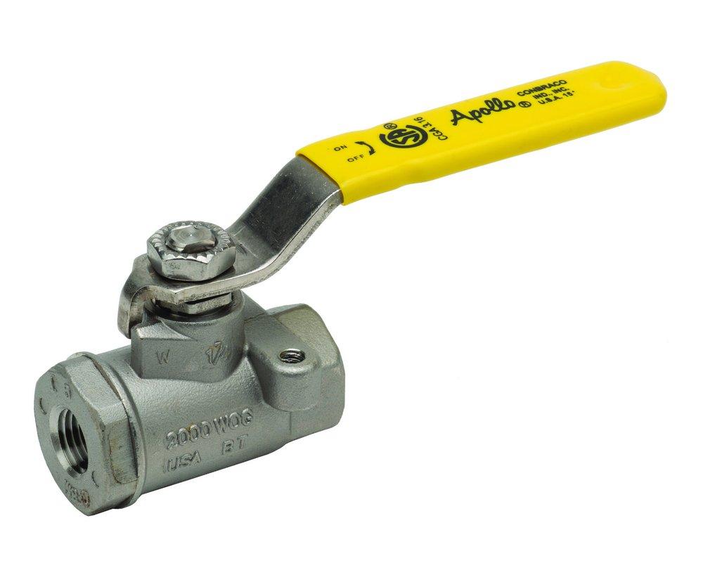 Apollo Valves Stainless Steel Standard Port FNPT 2000# Ball Valve 