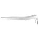 Olsonite White Elongated Open Front Toilet Seat 