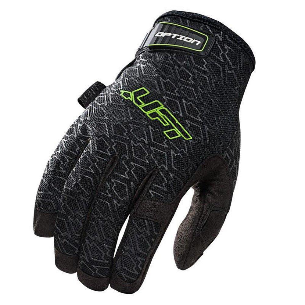 Fairway Black Synthetic Leather Mechanic&rsquo;s Glove in Black 