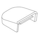 KOHLER Almond Hinge Base Cover 