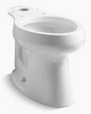 Elongated Toilet Bowl in White