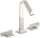 KOHLER Vibrant&reg; Polished Nickel Two Handle Widespread Bathroom Sink Faucet 