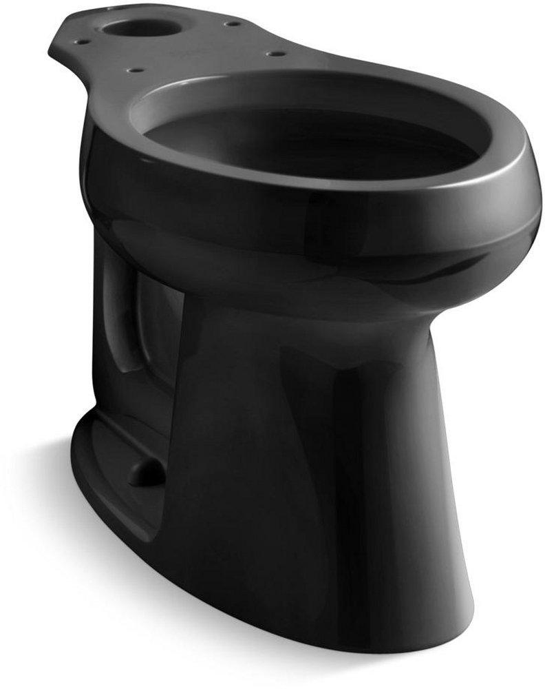 KOHLER Black Black Rough-In WaterSense Elongated Toilet at