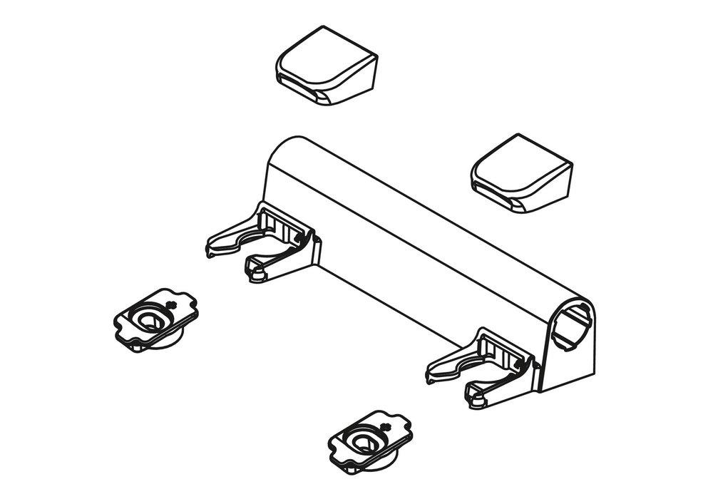 KOHLER White Hinge Assembly 