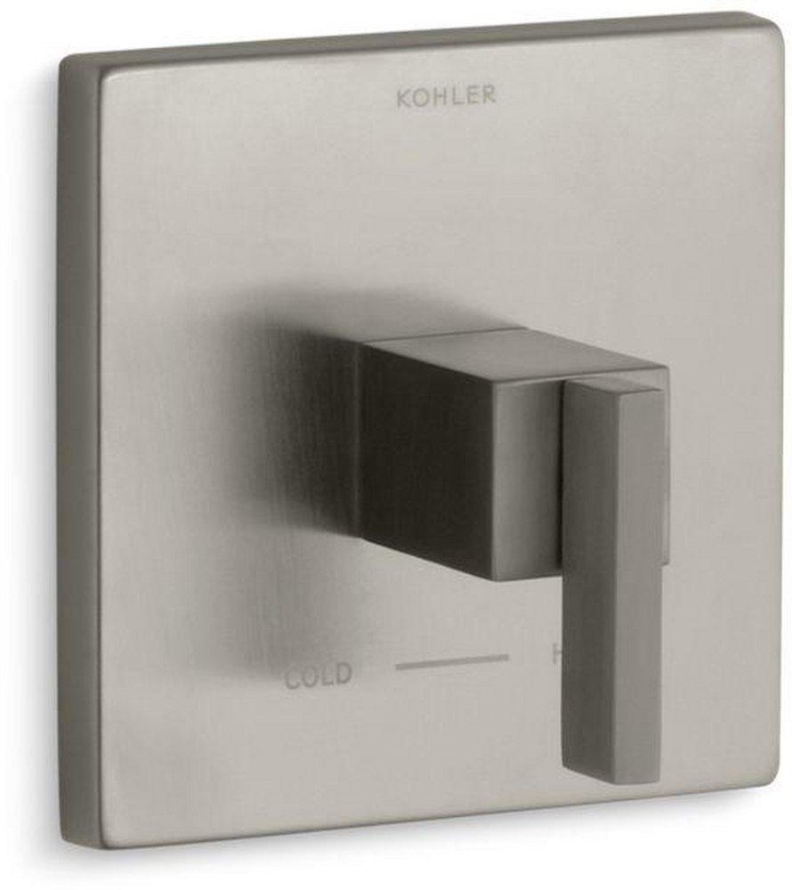 KOHLER Vibrant&reg; Brushed Nickel Single Lever Handle Thermostatic Valve Trim 
