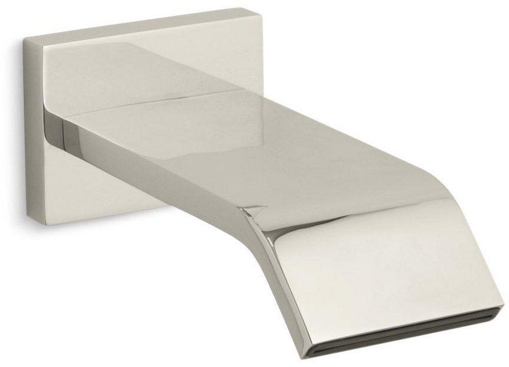 KOHLER Vibrant&reg; Polished Nickel 9-3/4 in. Wall Mount Spout Bath 