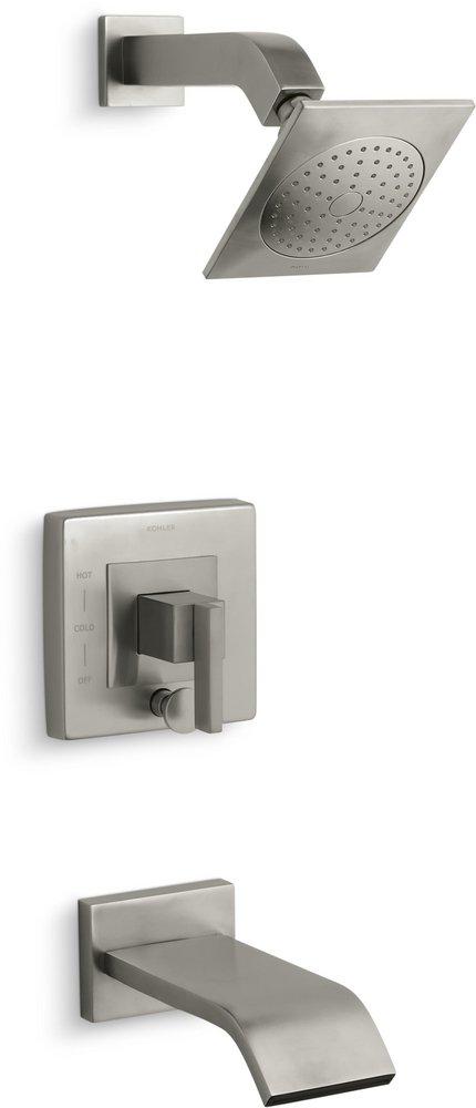KOHLER Vibrant&reg; Brushed Nickel Single Handle Single Function Bathtub & Shower Faucet (Trim Only) 