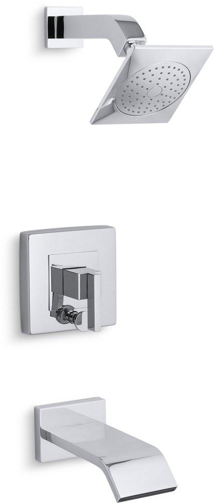 KOHLER Polished Chrome Single Handle Single Function Bathtub & Shower Faucet (Trim Only) 