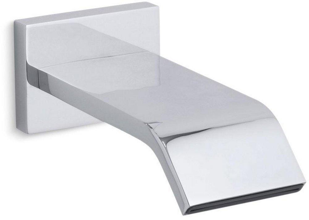 KOHLER Polished Chrome 9-3/4 in. Wall Mount Spout Bath 