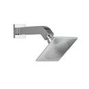 2.5 gpm 1-Function Wall Mount Showerhead with Air-Induction Spray in Polished Chrome