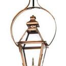Copper Lighting 13-1/2 in. Lantern with Key Burner 
