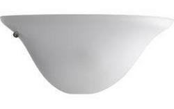 1-Light Wall Sconce in White