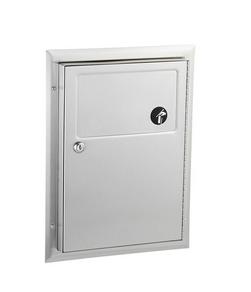 1.2 gal Disposal Napkin Sanitary Partition Mounted