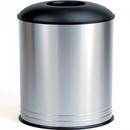 18 gal Stainless Steel Floor Stand Dome Top Waste Receptacle