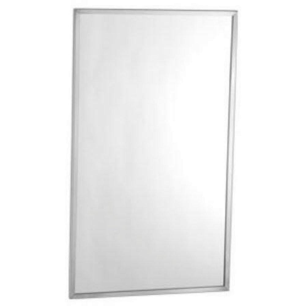 24 X 36 Channel Frame Tempered Glass Mirror 