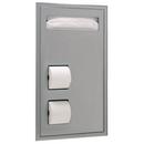 Bobrick Wall Mount Toilet Paper and Cover Dispenser 