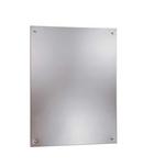 Bobrick Stainless Steel 29-1/2 in. Rectangle Mirror (Less Frame) 