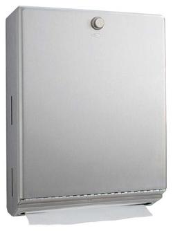 3-15/16 in. Surface Mount Paper Towel Dispenser in Satin Stainless Steel
