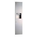 Paper Towel Dispenser with Waste Receptacle in Satin Stainless Steel