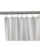 70 x 72 in. Vinyl Shower Curtain in White