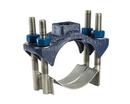 6 x 1 in. IP Stainless Steel Double Strap Ductile Iron Epoxy Saddle