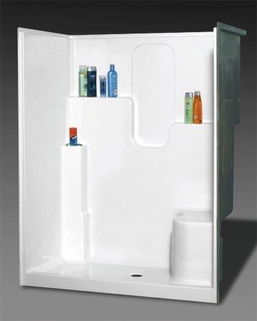 Oasis White Shower Seat 