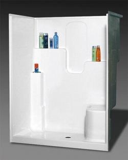 Shower Seat in White