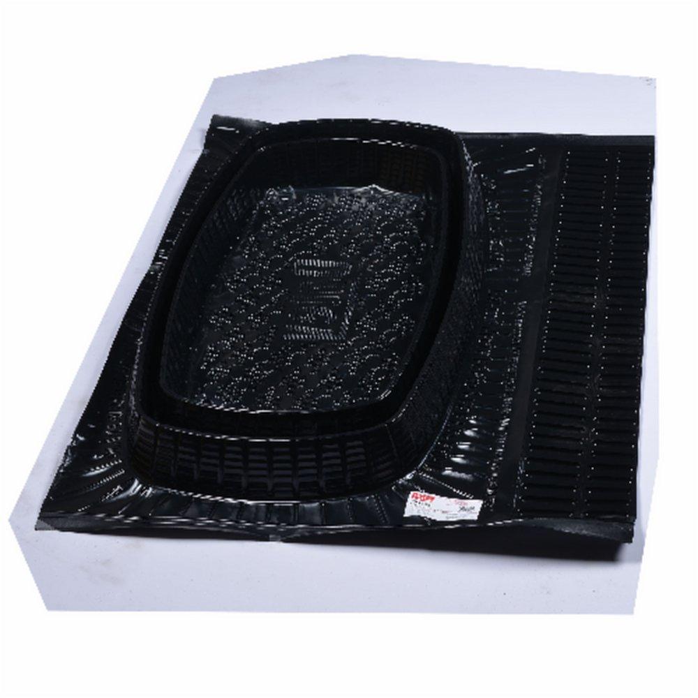 Oatey® Black Oval in Rectangle Bathtub Protection 