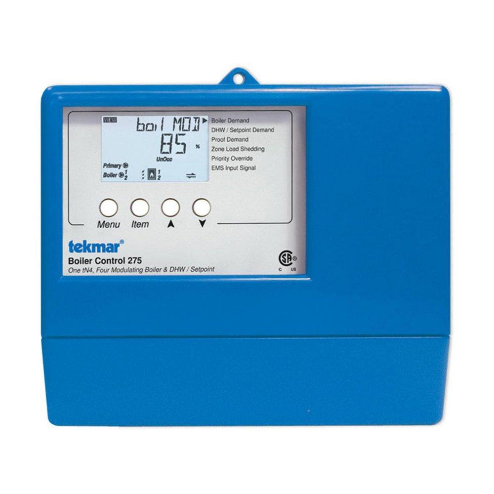 Tekmar Control Systems Blue 4-Modulating Boiler Control and Domestic Hot Water Setpoint 