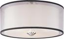 Maxim Lighting&reg; Satin Nickel 7 x 15 in. 60 W 3-Light Medium Flush Mount Ceiling Fixture 