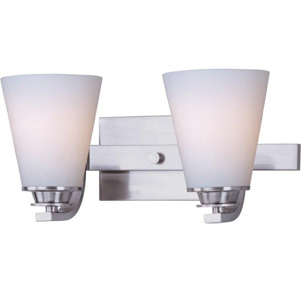 Maxim Lighting® Satin Nickel 2-Light Bath and Vanity Light 
