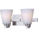 Maxim Lighting® Satin Nickel 2-Light Bath and Vanity Light 