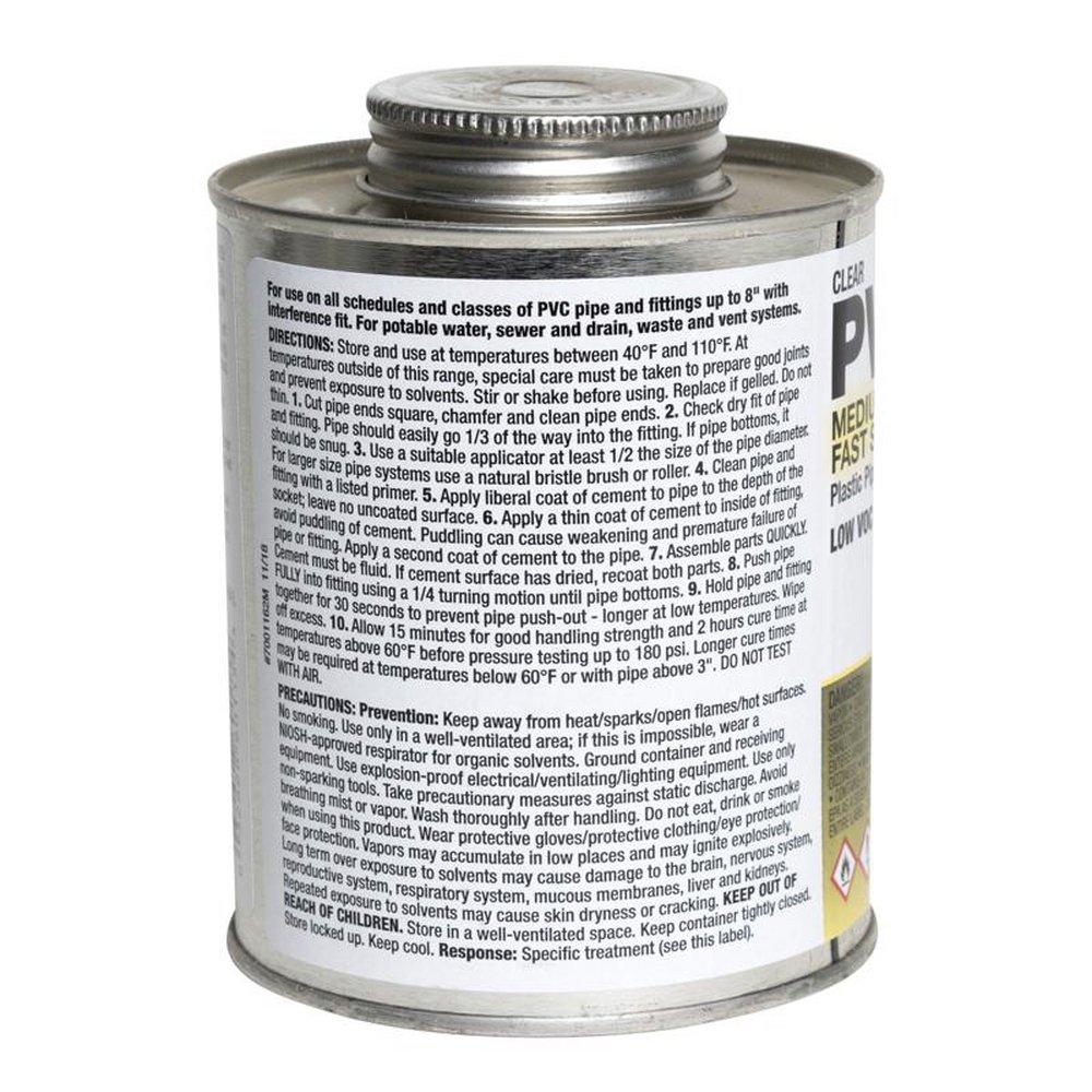 Hercules&reg; Fast Set Plastic Clear Pipe Cement 