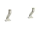 Perrin & Rowe&reg; Polished Nickel Brass Deck Union for U.4790X;U.4791L Bridge Faucets 