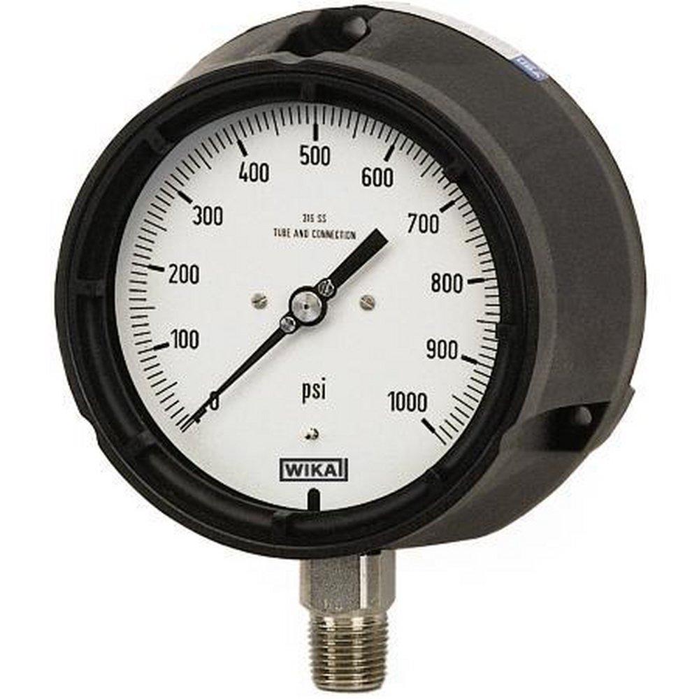 WIKA White Aluminum Process Gauge 