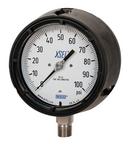 WIKA Black Liquid Filled Case Lower Mount Pressure Gauge 