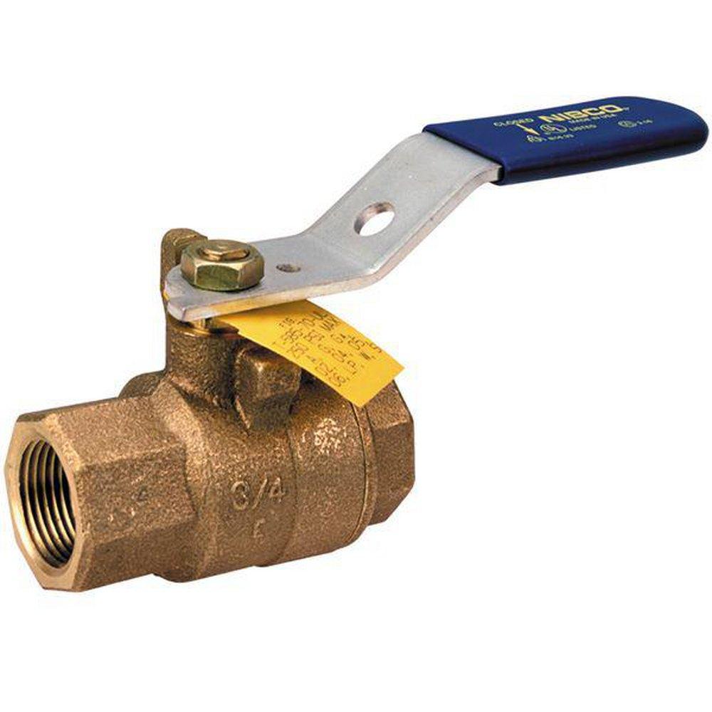 3/4 in. DZR Bronze Full Port NPT 250# Ball Valve 