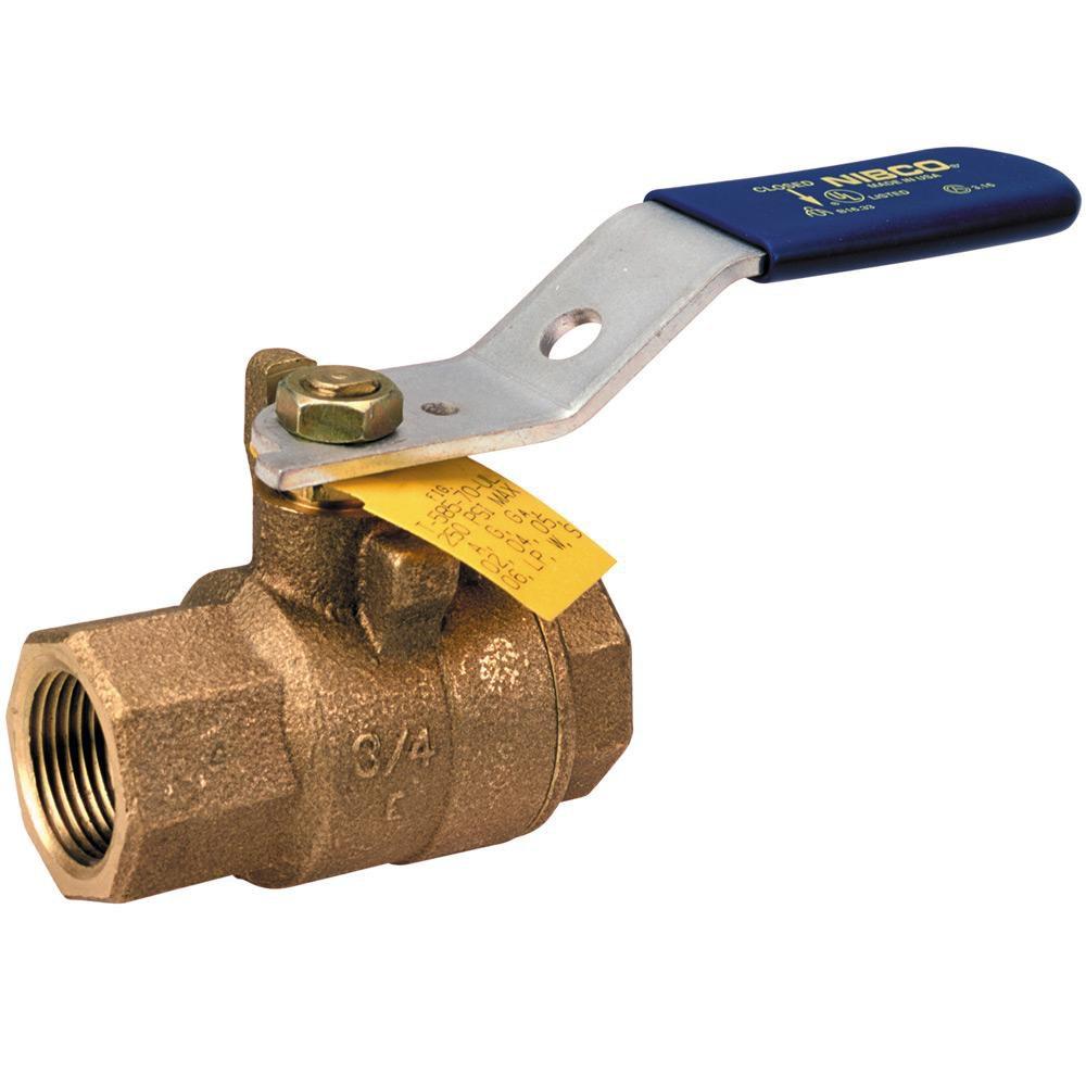 NIBCO Bronze Full Port Threaded 600# Ball Valve 