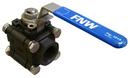 1/2 in. Carbon Steel Full Port FPT Ball Valve with Locking Lever