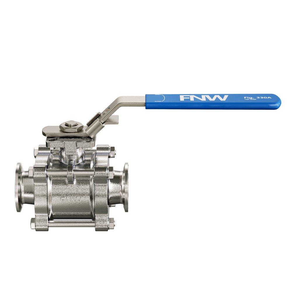 FNW&reg; Stainless Steel Clamp 400# Ball Valve 